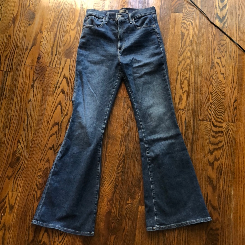 Abercrombie & Fitch Medium Wash Flared Jeans